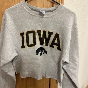Iowa Cropped Crew Neck